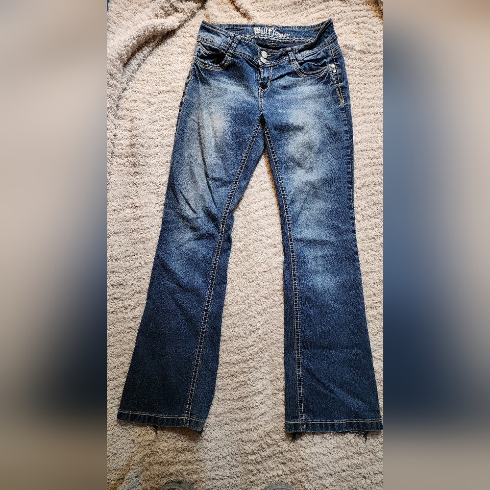Wallflower jeans women's bootcut stretchy juniors denim size 11